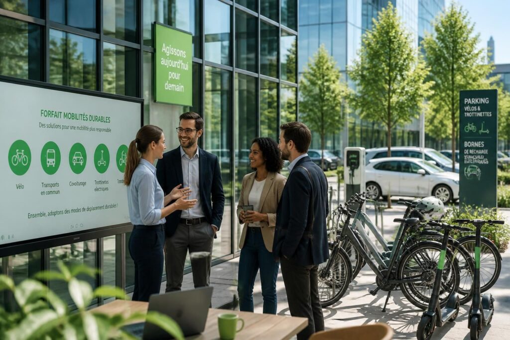 découvrez comment mettre en place un forfait mobilités durables en entreprise pour encourager les déplacements écologiques et réduire l'empreinte carbone de vos collaborateurs.