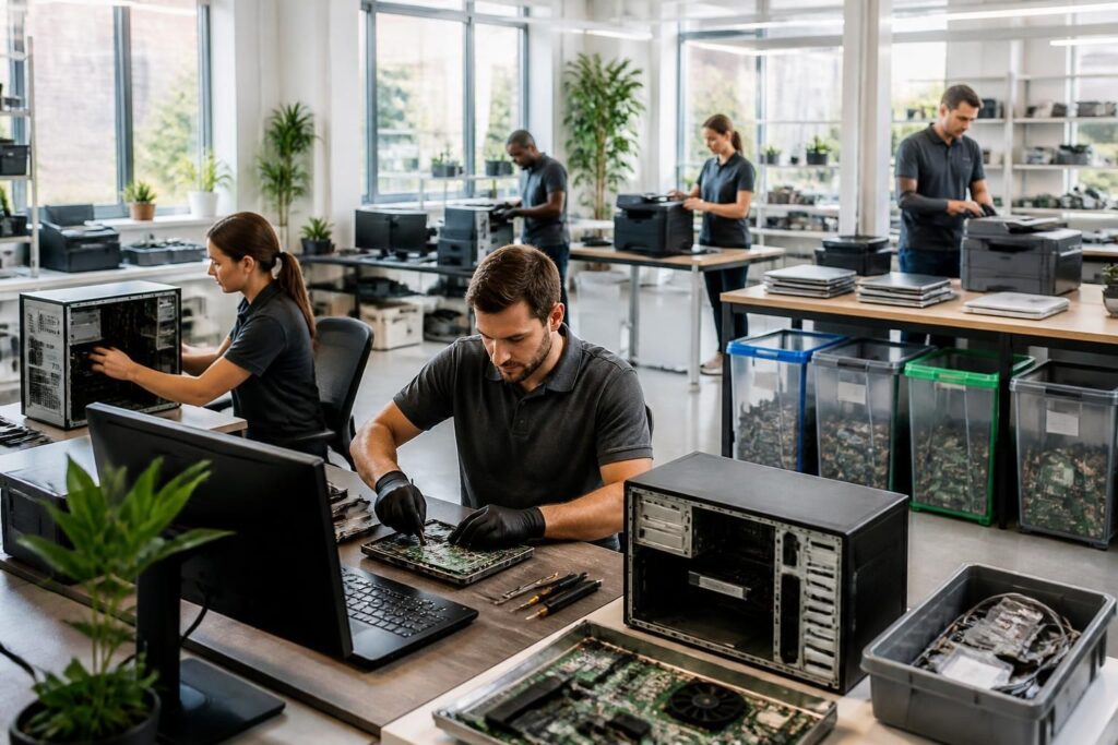 découvrez comment l'économie circulaire permet de prolonger la durée de vie des équipements d'entreprise, réduisant ainsi les déchets et favorisant un développement durable.