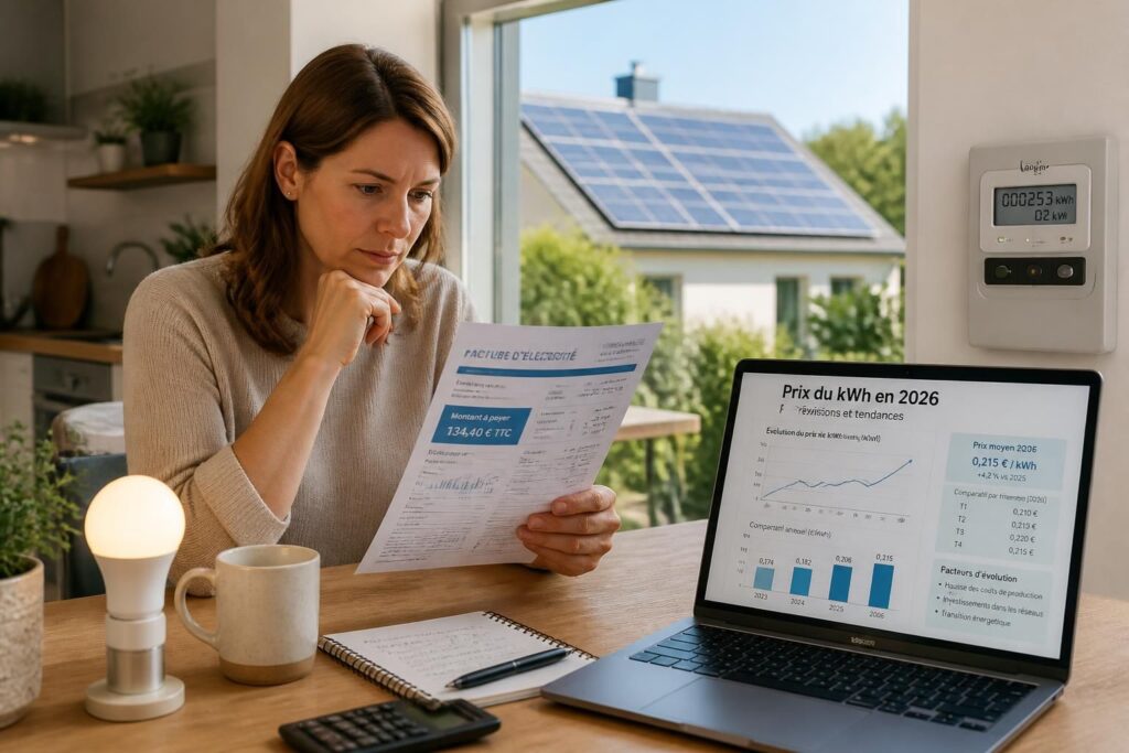 Prix du kWh en 2026 : comprendre sa facture et anticiper