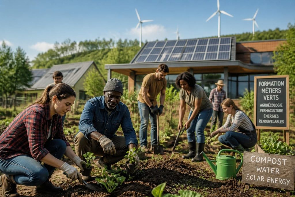 découvrez les filières et formations en reconversion vers les métiers verts, des secteurs porteurs qui recrutent pour un avenir durable.