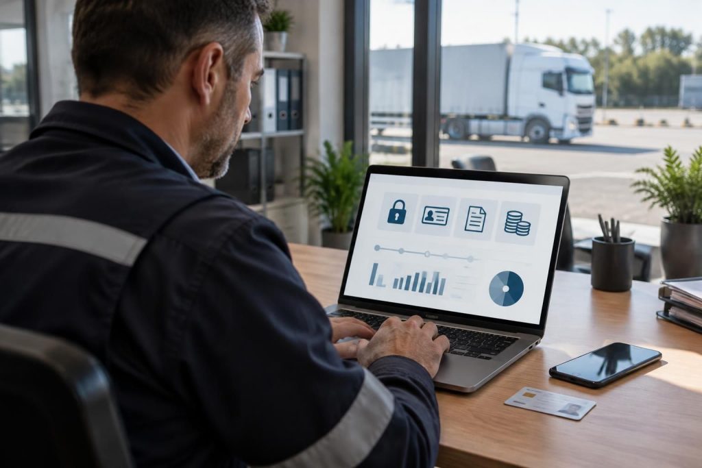 Hub pro transport carte conducteur : gestion, prix et connexion en ligne
